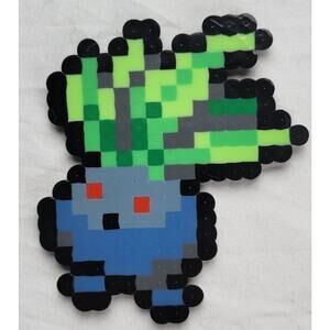 Oddish Menu Icon Pokemon Perler Bead Pixel Art